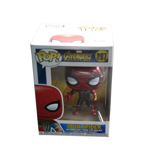 Funko Pop! Marvel Avengers Infinity War Iron Spider Man Bobble-Head 287 - Picture 1 of 10